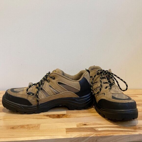 JB Goodhue Mens Hiking Shoes Size 8.5 Brown Black Suede Mesh size 9 ortopedic - Picture 6 of 13